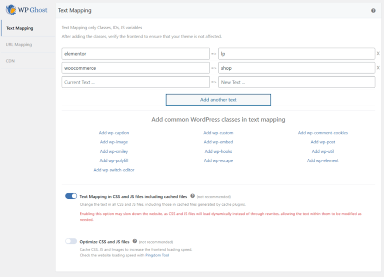 Text Mapping elementor