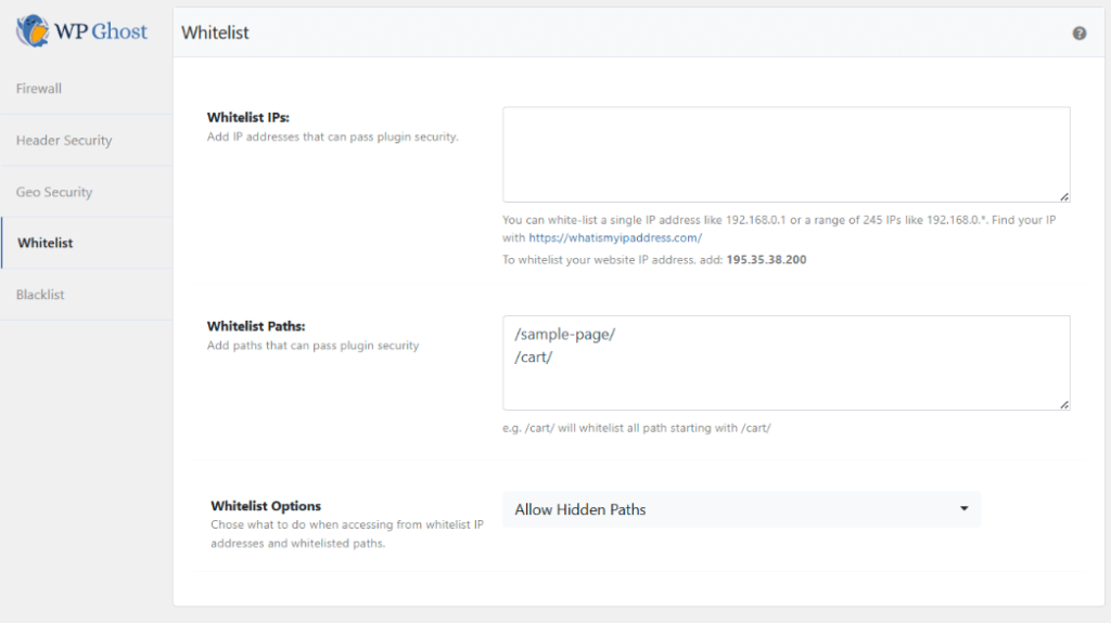 How to Use Whitelist IP Addresses with WP Ghost