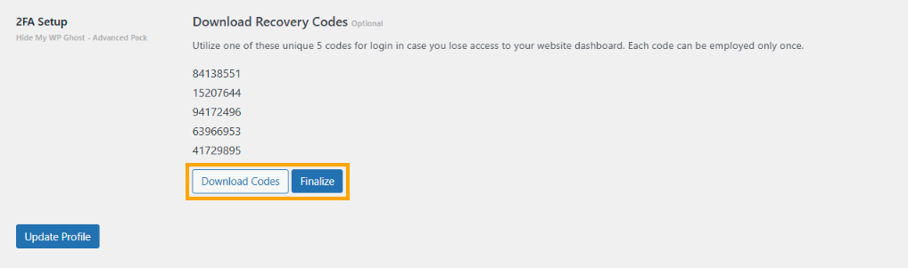 Download 2fa Backup Codes