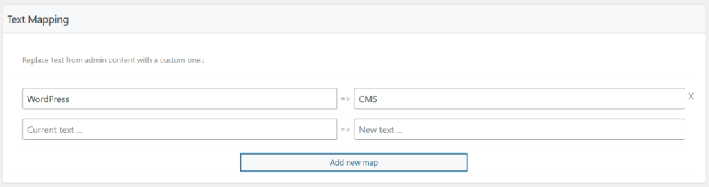 Parameter Value Mapping