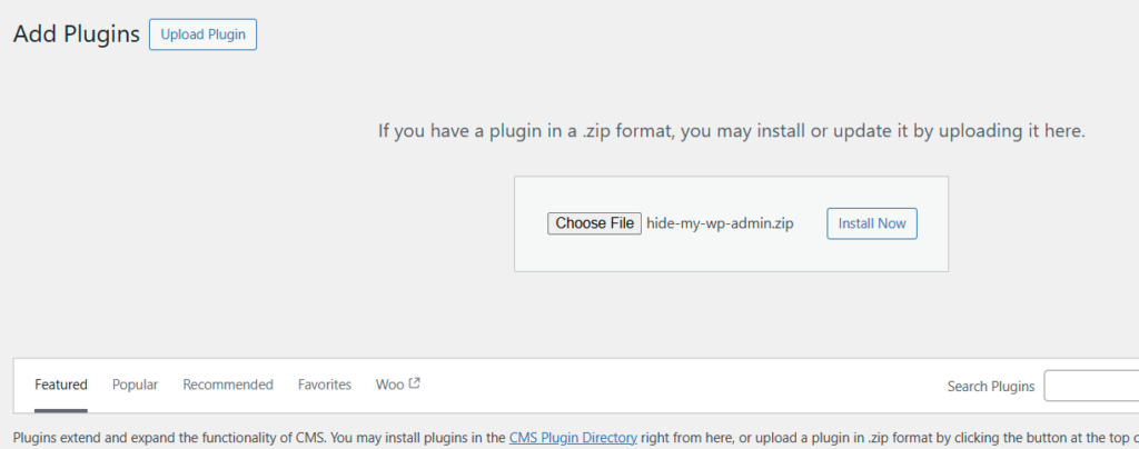 Install WP Ghost – Admin Mapping