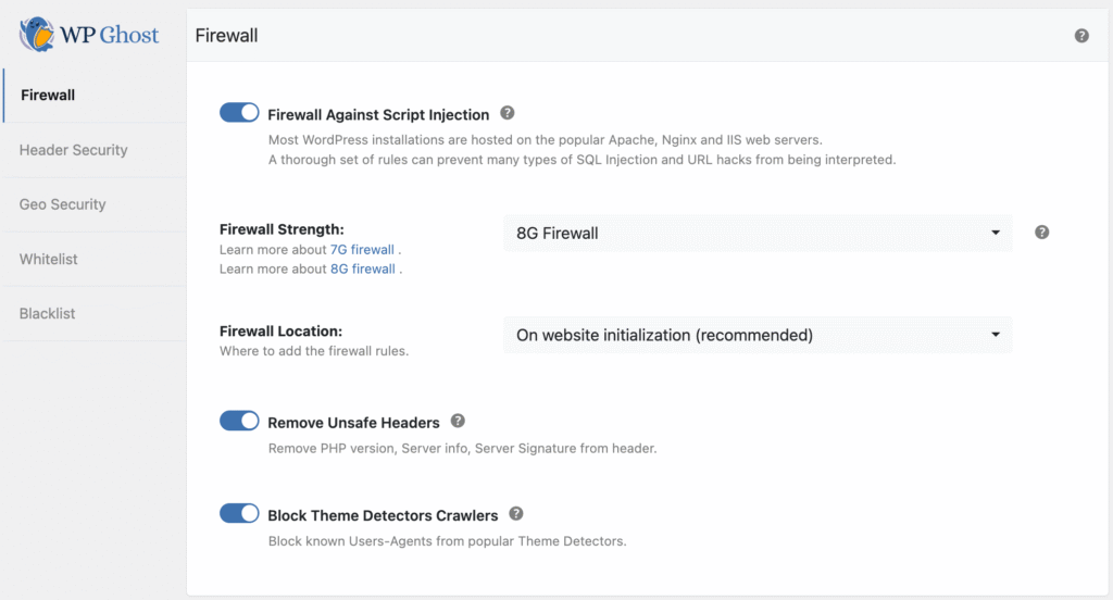 8G Firewall for e-commerce