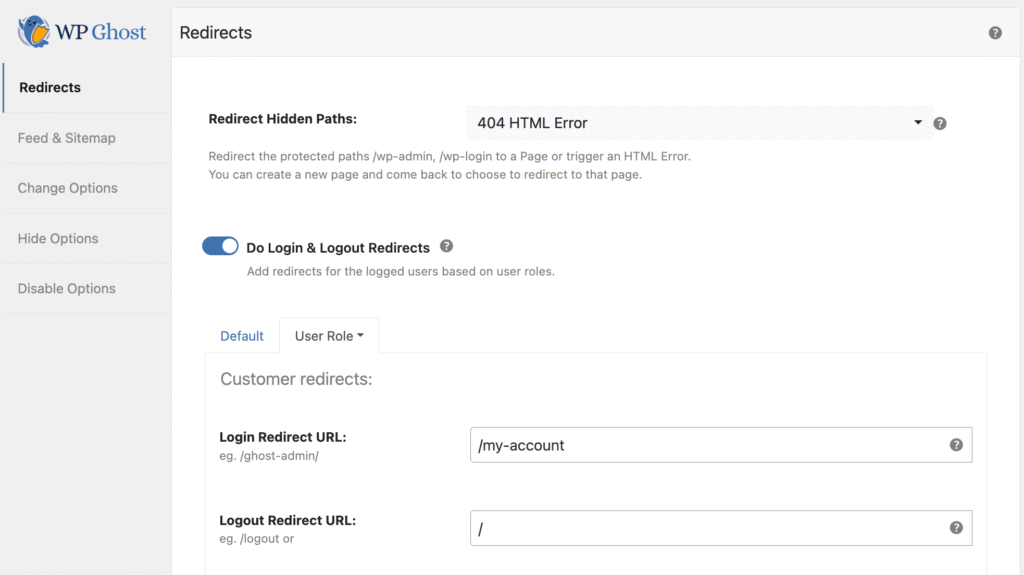 Custom redirects for e-commerce websites