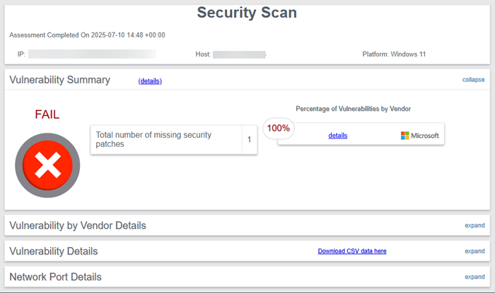 Security Scan Report