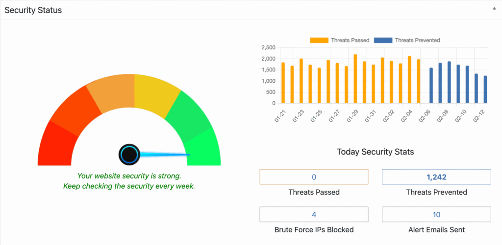 Security Threats Log Overview