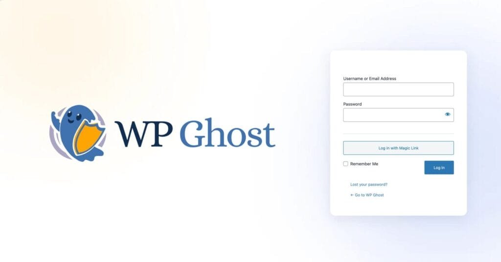 Split layout login page example with background image and form panel
